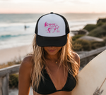 "Beach Bum Burro" Foam Trucker Pink