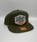 Whale Rider Script Patch Hat
